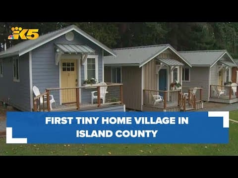 First tiny home village opens in Island County