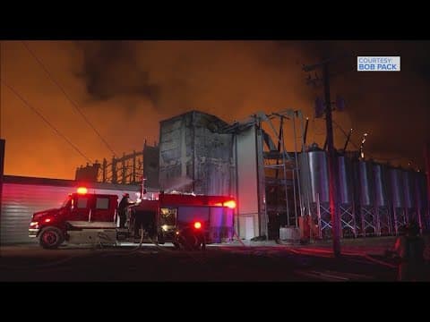 Multiple agencies responding to large structure fire in Brazos County