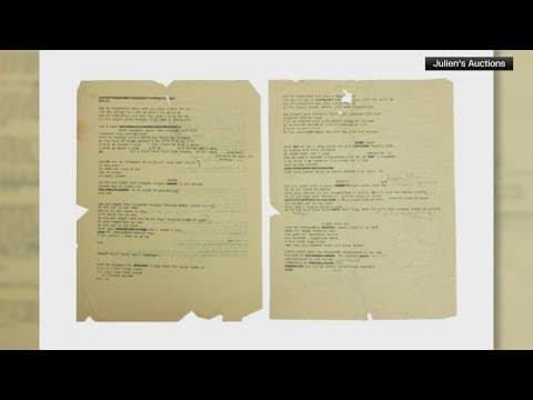 Several Bob Dylan memorabilia to be auctioned in Nashville