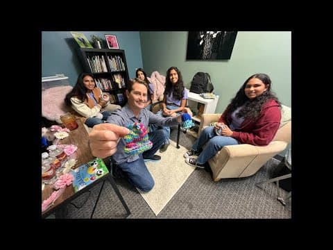 San Diego high school students knitting hats for 'premies'