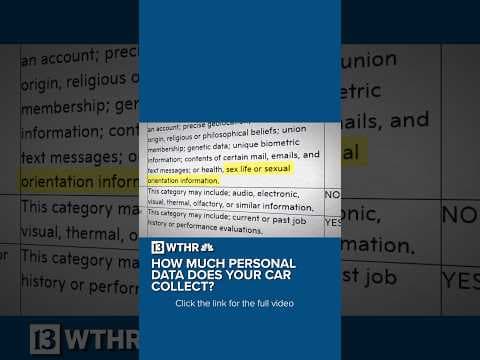 Cars collect massive amounts of driving and personal data I 13 Investigates