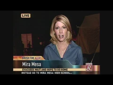 Cedar Fire 20 years later | Heather Myers covered the fire on her first day at CBS 8
