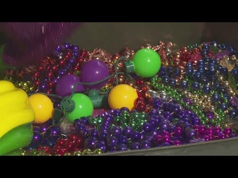 Do you recycle your Mardi Gras beads? We ask paradegoers in New Orleans