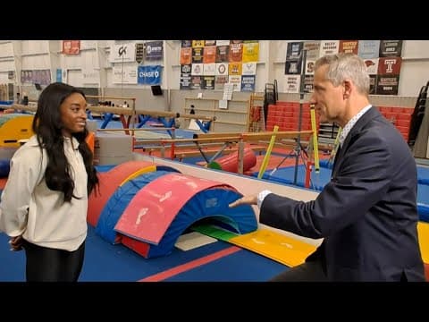 Fresh off Paris Olympics, Simone Biles tells KHOU 11's Jason Bristol what's next