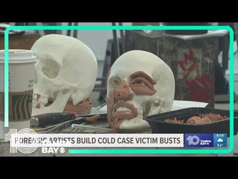 Forensic artists build cold case victim busts