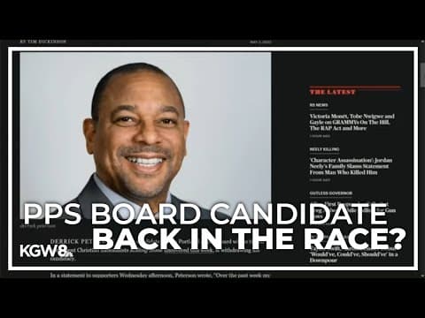 Embattled PPS school board candidate appears to waffle on pledge to withdraw from race