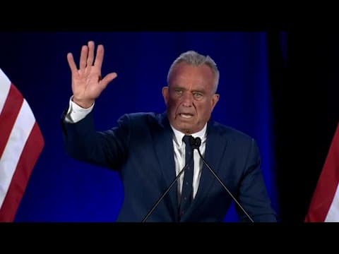 Robert F. Kennedy Jr. drops out of the 2024 presidential race full press conference