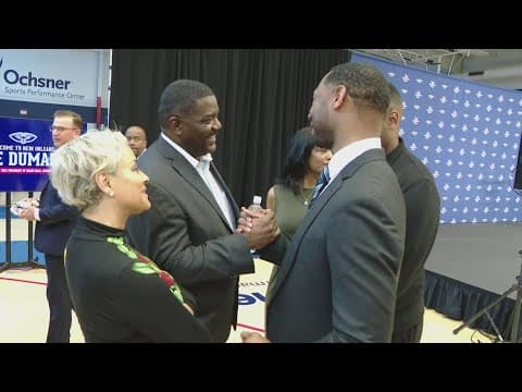 Pelicans introduce Joe Dumars