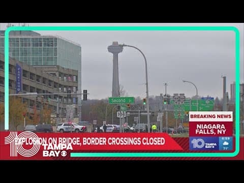 2 people in vehicle that exploded at NY/Canada border crossing declared dead at scene