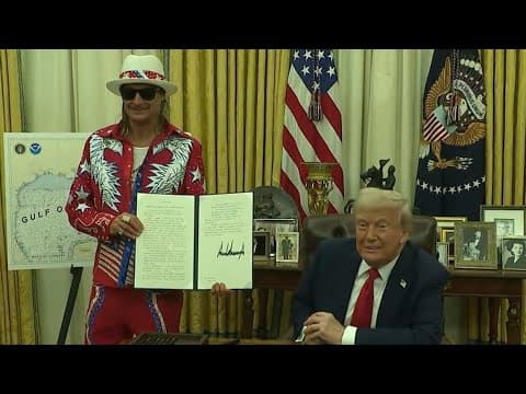 President Trump signs executive order on Ticketmaster, scalpers with Kid Rock (March 31, 2025)