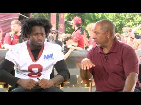'I'm my biggest critic' | Commanders running back Brian Robinson Jr. talks training camp strategy