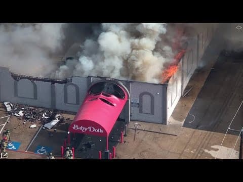 Baby Dolls gentlemen's club catches fire in Fort Worth