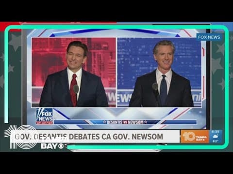 DeSantis and CA Governor Newsom debate on FOX News