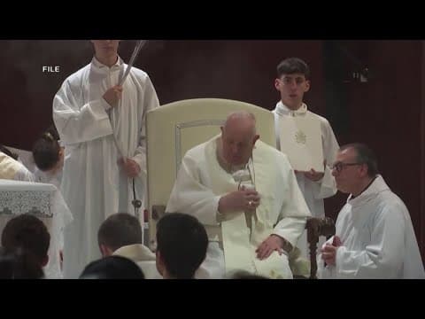 Pope Francis shows further slight improvement as he battles pneumonia, the Vatican says