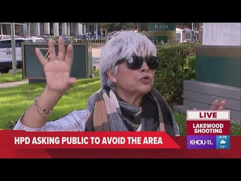 Woman who was in the service at Lakewood today during reports of shooting