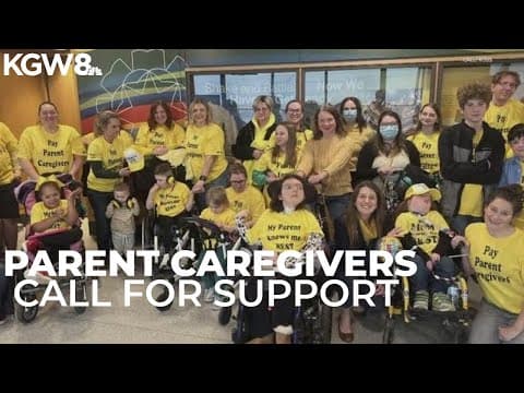 Oregon parents of children with disabilities voice support for proposal to pay them as caregivers