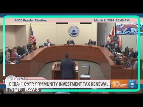 Hills. Co. leaders discuss renewing Community Investment Tax toward school funding