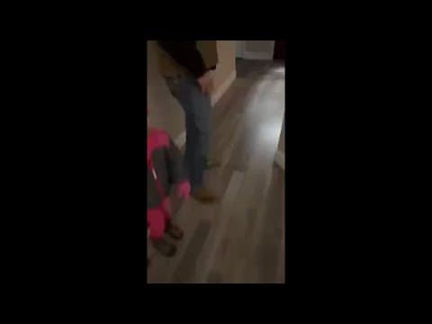 Toddler’s First Snow – Sending Daddy off to Work