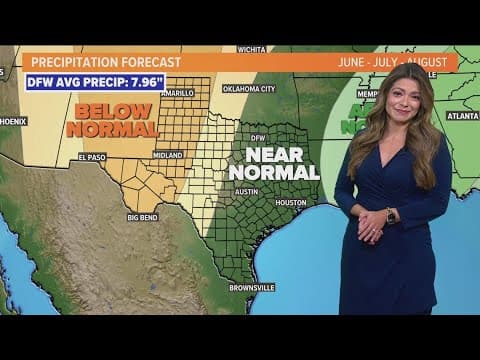 DFW Weather: Rainfall totals indicate wet spring