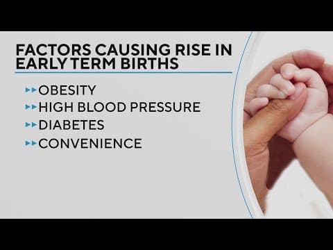 New CDC report says early births on the rise