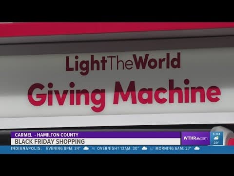 The Giving Machine comes to Clay Terrace
