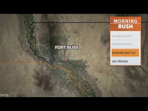 Department of Defense opens new military zone on the Texas-Mexico border