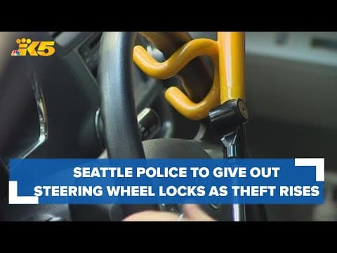 SPD gives out free steering wheel locks to Kia/Hyundai drivers amid rise in thefts