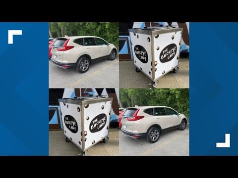 Columbus business owner’s car with cart inside stolen