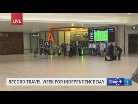Records travel expected for the Fourth of July holiday