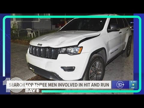 Search for 3 people involved in St. Pete hit-and-run that left 70-year-old dead