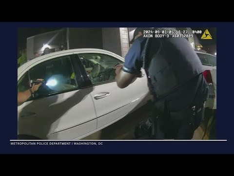 DC Police body camera footage shows officer's shooting Justin Robinson after family changes mind abo