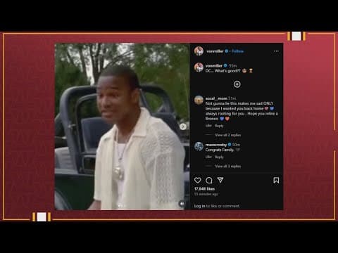 Von Miller signs 1 year deal with Commanders