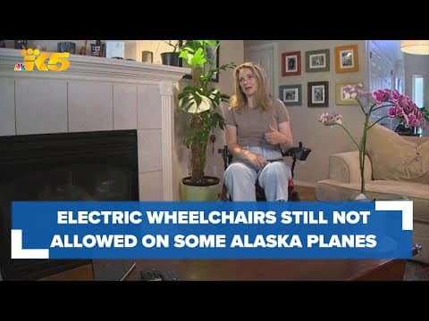 Disabled passengers still waiting for Alaska Airlines to allow motorized wheelchairs