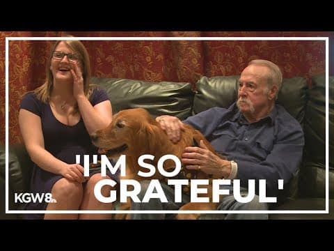 Stranger cares for dog after owner has stroke