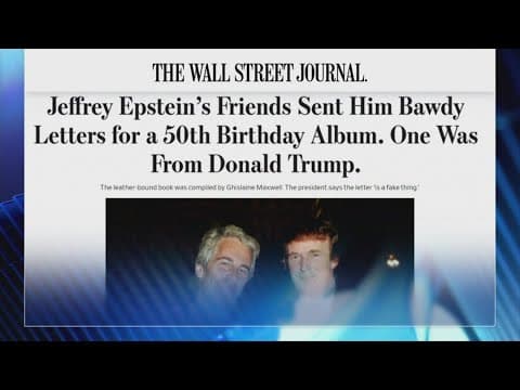 Trump sues Wall Street Journal and Rupert Murdoch over Jeffrey Epstein report