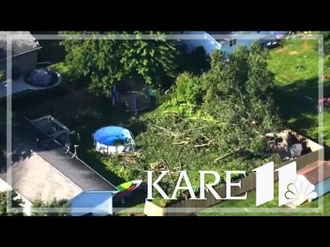 Clean up continues after second day of destruction across MN