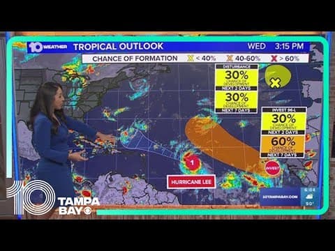 Tracking the Tropics:  Hurricane Lee to become 'an extremely dangerous' major storm by the weekend