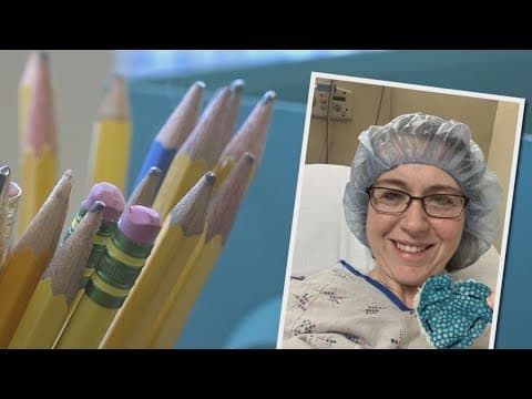 Buddy Check 10: Teacher battles breast cancer in the classroom