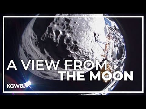 Private lander makes first US moon landing in more than 50 years