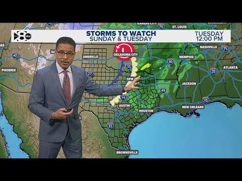 DFW Weather: Latest storms forecast for North Texas