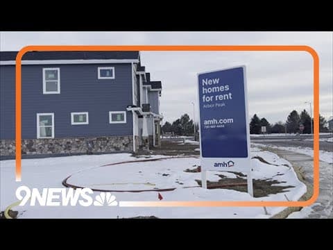 Colorado sees uptick in built-to-rent homes and townhouses