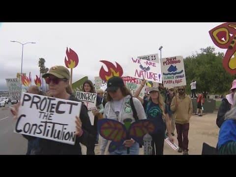 Thousands march in San Diego to demand climate action, accountability from fossil fuel companies