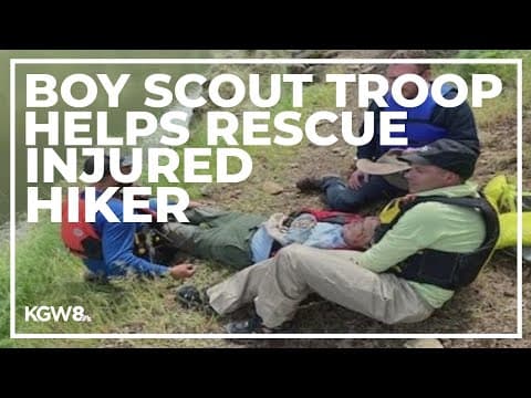 80-year-old La Grande hiker rescued by Idaho boy scout after 60-foot fall
