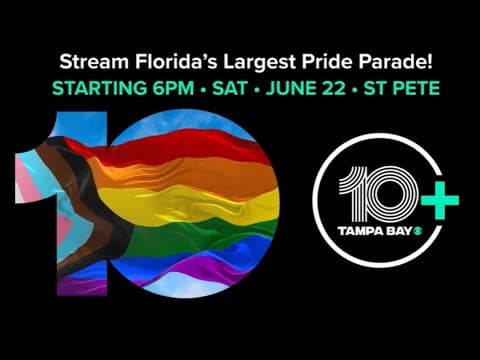 WATCH LIVE: St. Pete Pride parade in downtown St. Petersburg