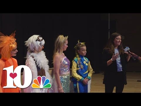 BTS of the costumes for this year's The Little Mermaid show