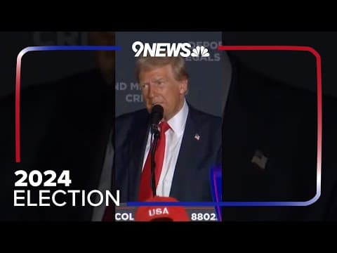 Donald Trump Delivers Speech in Aurora, Colorado