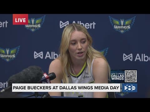 Dallas Wings media day: Paige Bueckers full interview