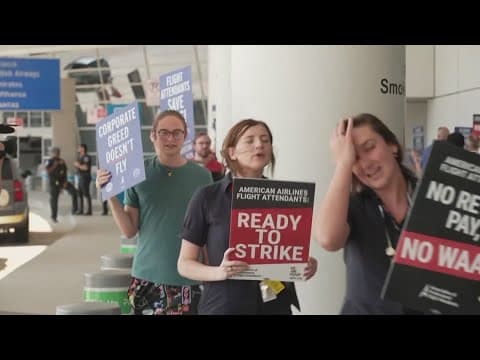 American Airlines flight attendants willing to go on strike if no deal is reached
