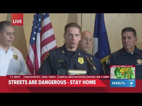 Houston Police Department asking people to stay home, not be 'part of the problem'