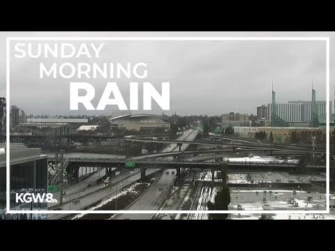 Rain Sunday after minimal overnight snow | Live coverage